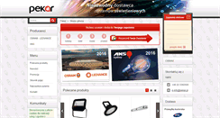 Desktop Screenshot of pekar.com.pl